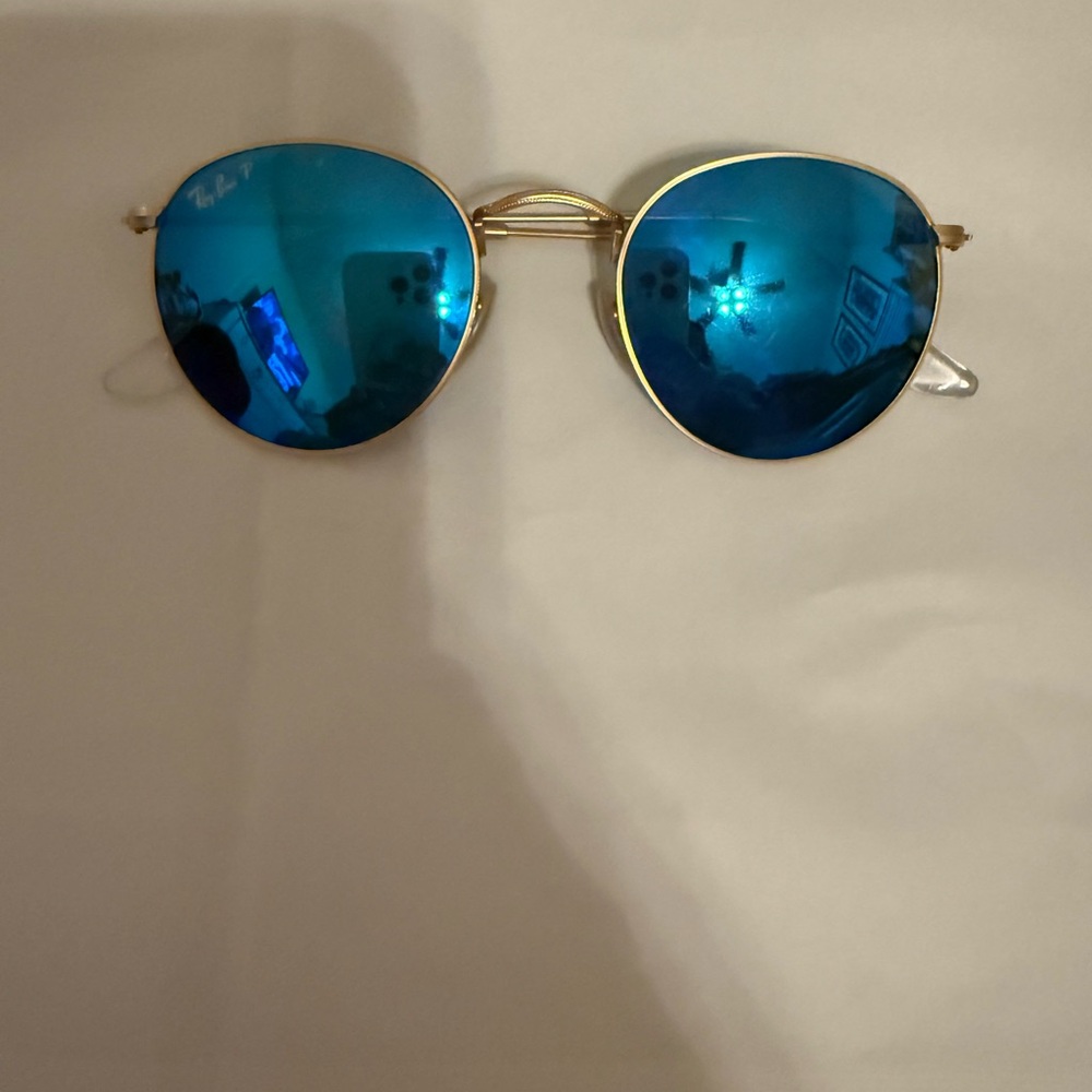 Ray-Ban Round Flash Polarized Lense